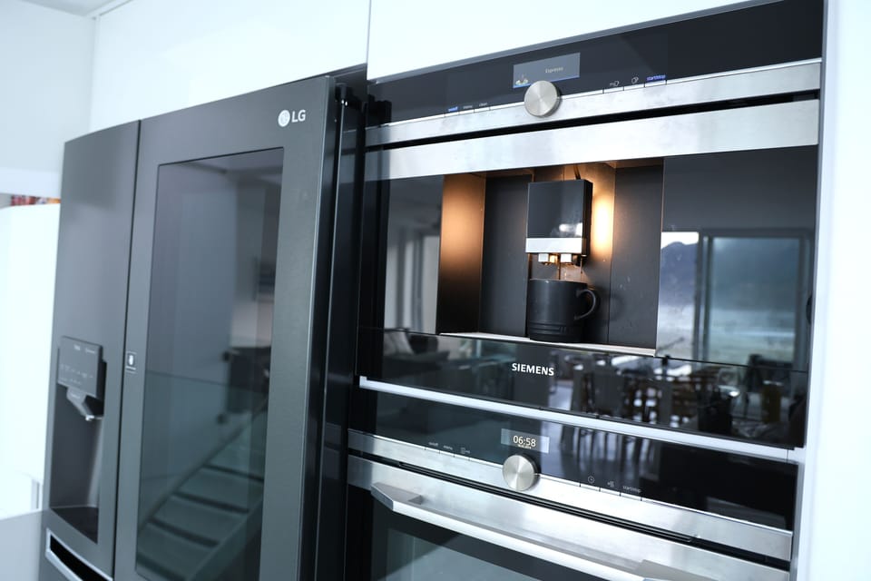 Intergrated coffee machine

