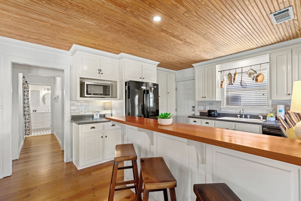 Kitchen - So many updates, you're just gonna love our adorable Panama City Beach rental