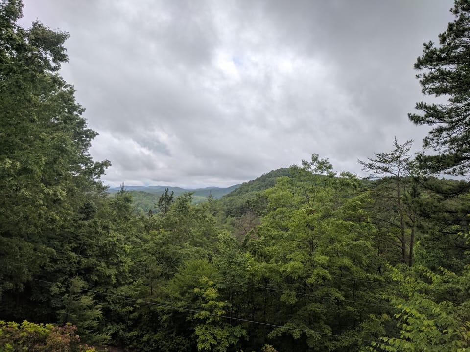 View off the back deck