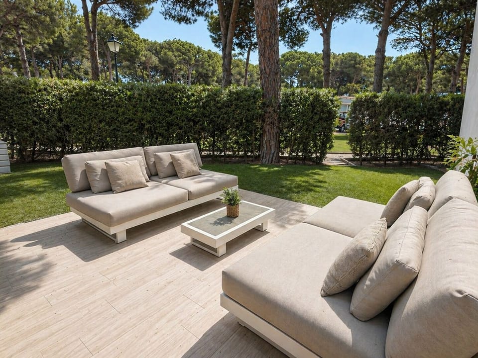 Garden and terrace