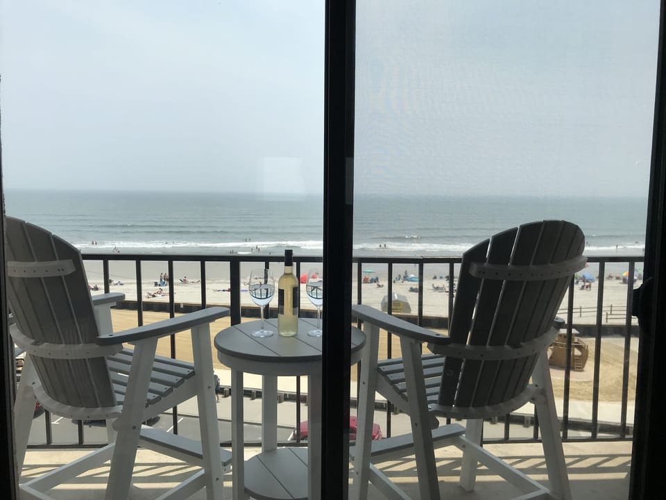 Ocean front view from bedroom