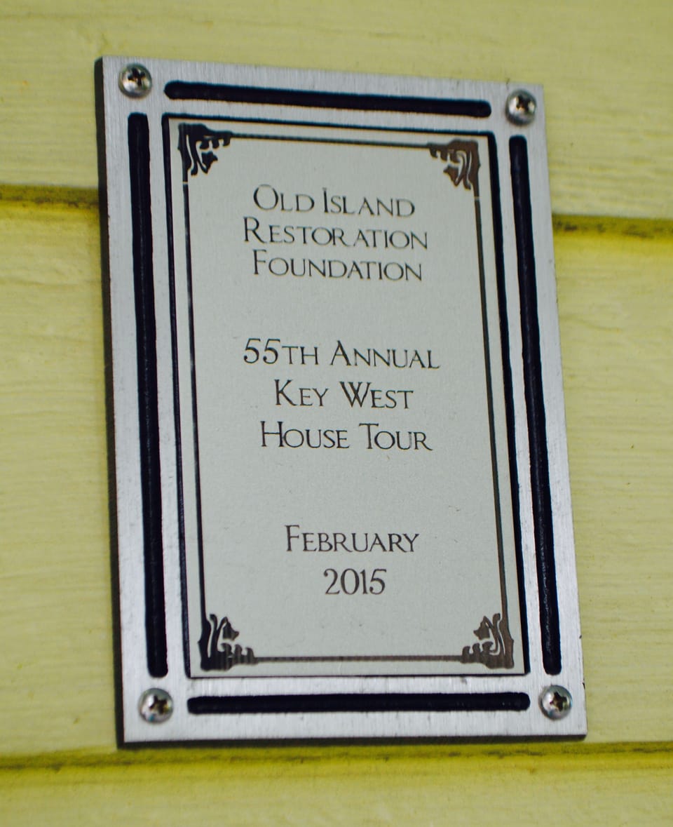 Poolside Paradise was featured in the February 2015 OIRF Key West House Tour.