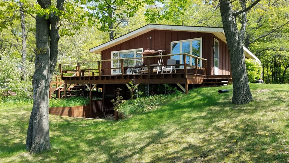 House from lakeside