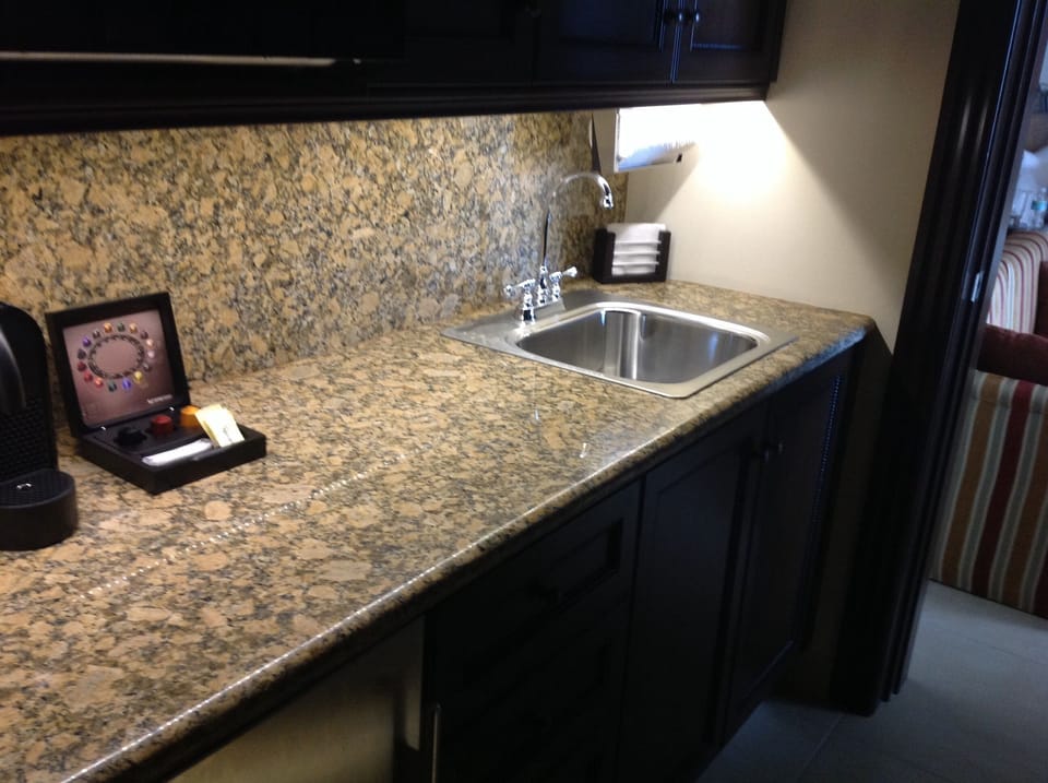 Galley Kitchen in guest rooms