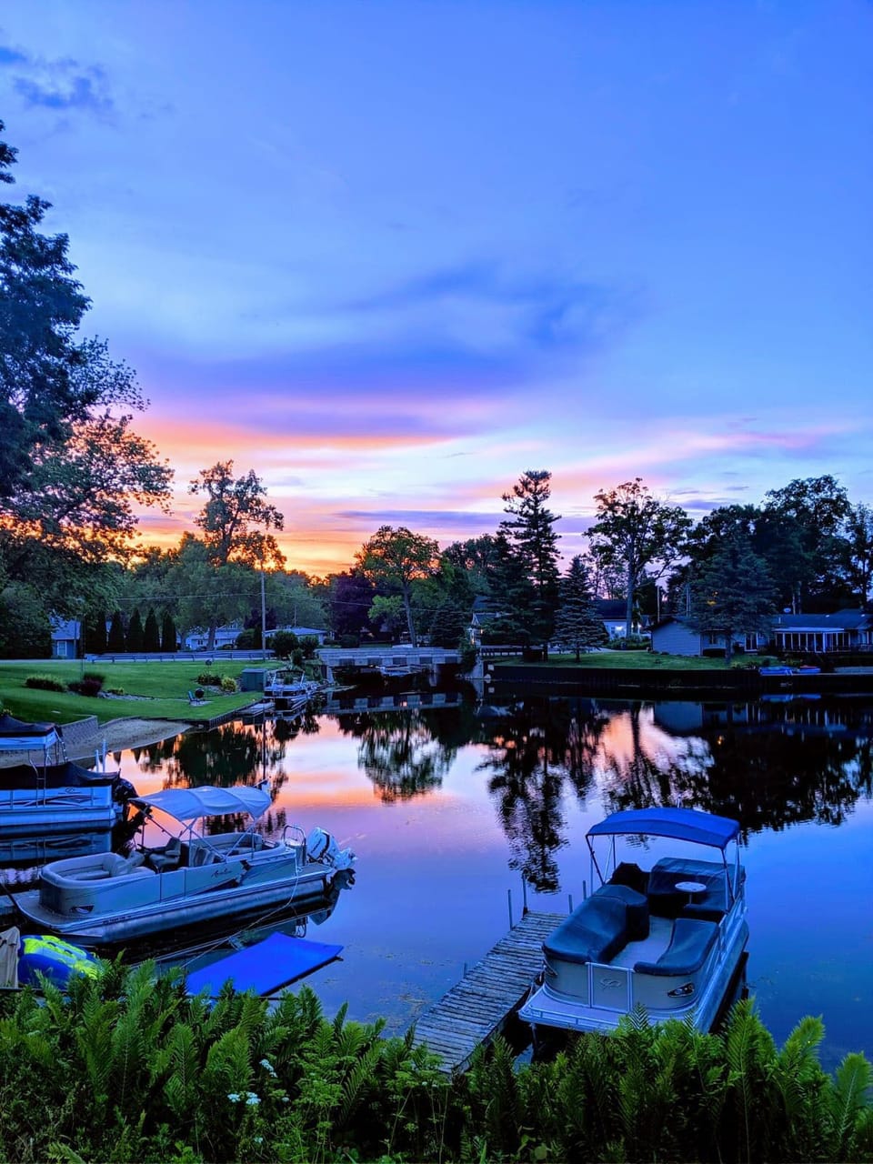 Sunset on our Swimming Hole