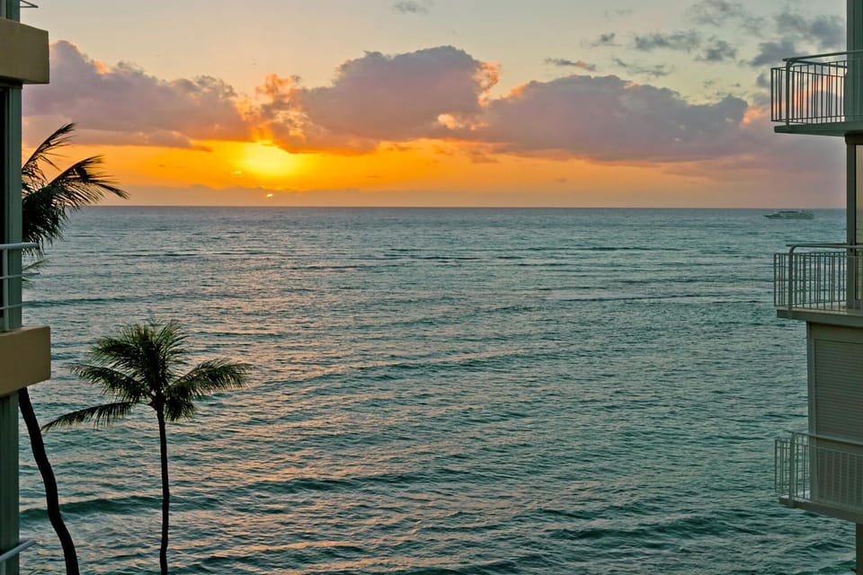 Witness mesmerizing sunsets over the Pacific right from your living room.