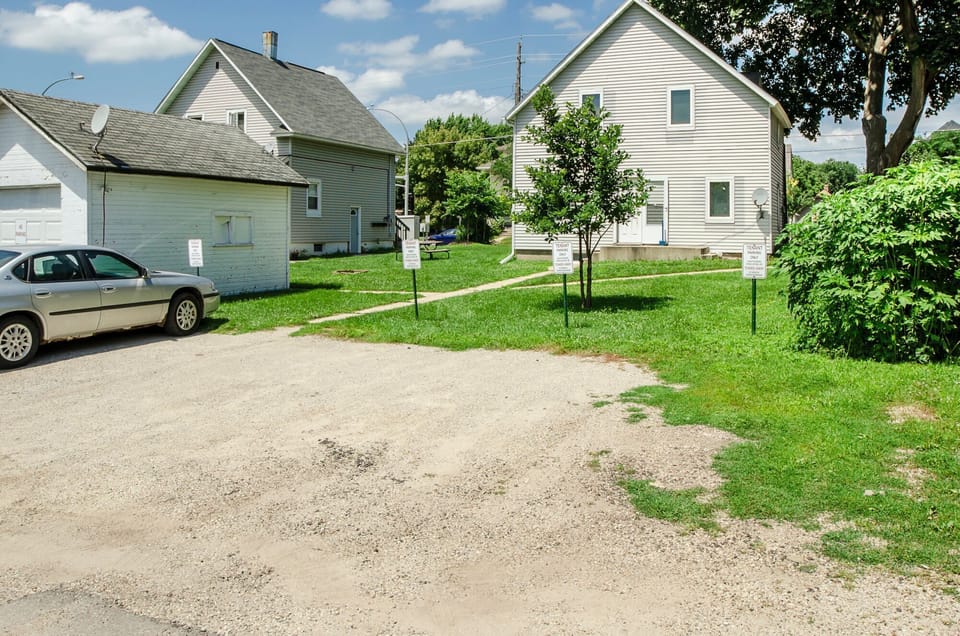 Back of House and Parking Space