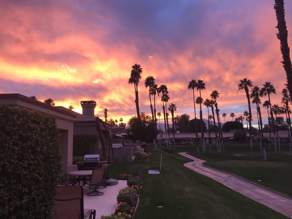 View from back patio
