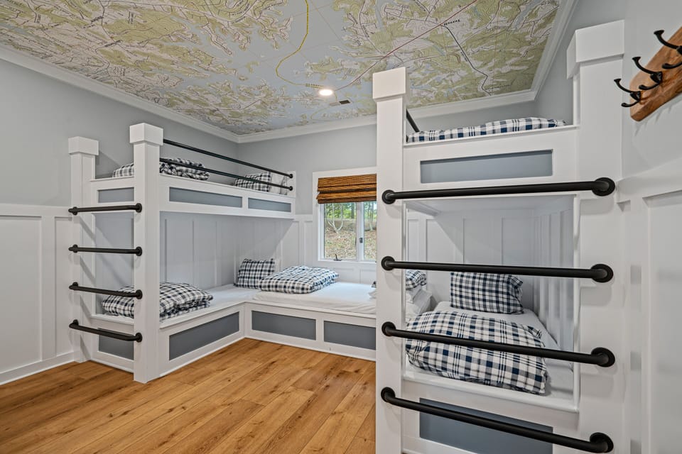 Lower Level- Bunk Bedroom- Twin/Twin and Twin/Double, shares hallway bathroom with king bedroom