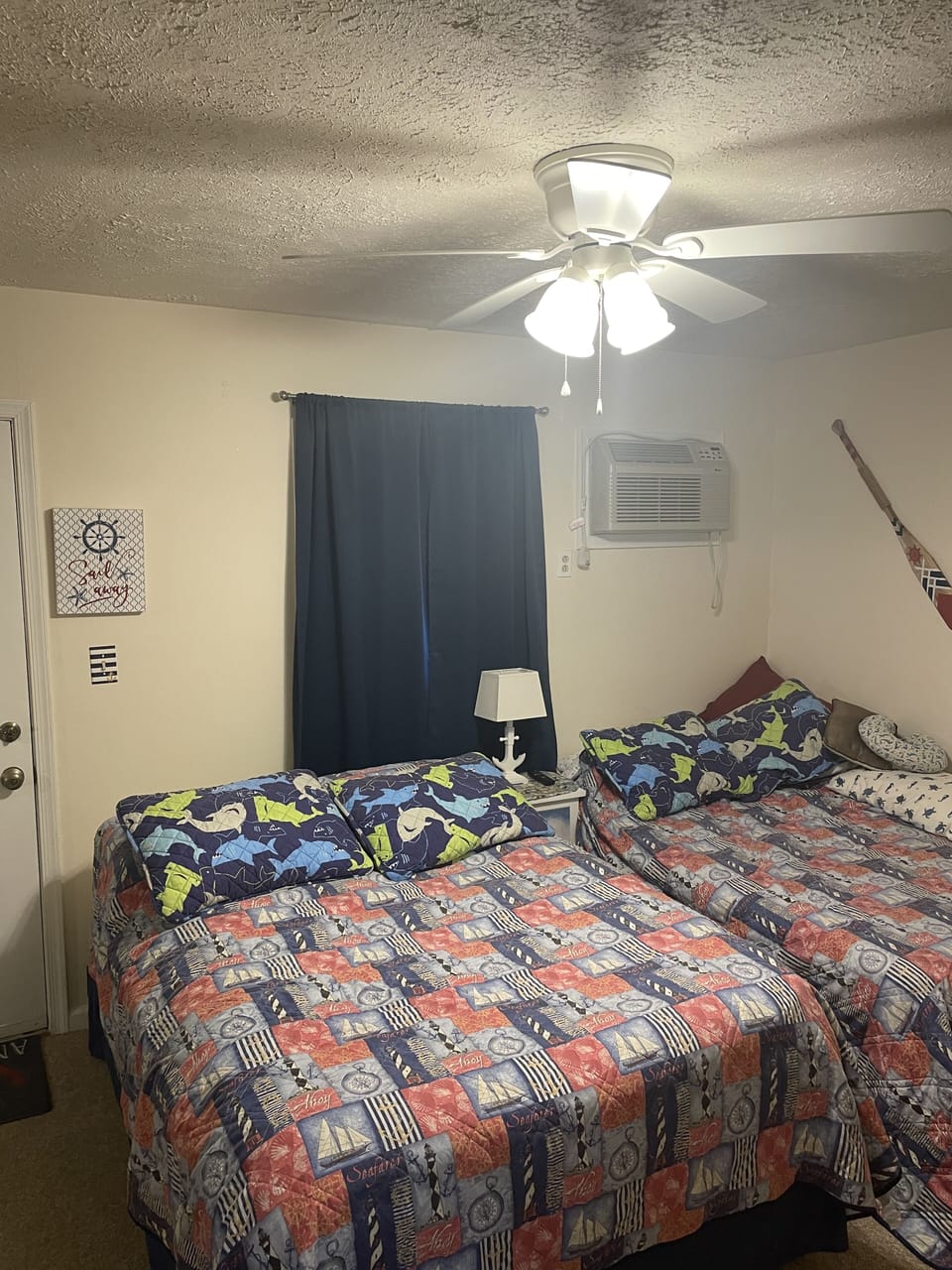 1 Bedroom with 2full beds & private entrance