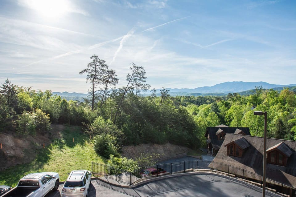 Views of the Smoky Mountains from Big Bear Lodge & Resort!