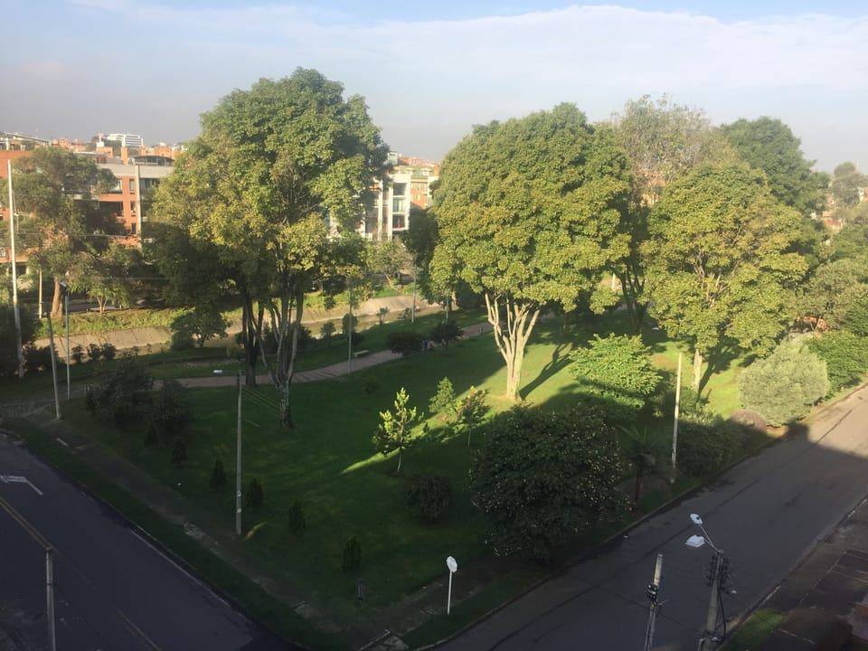 Parque frente al edificio