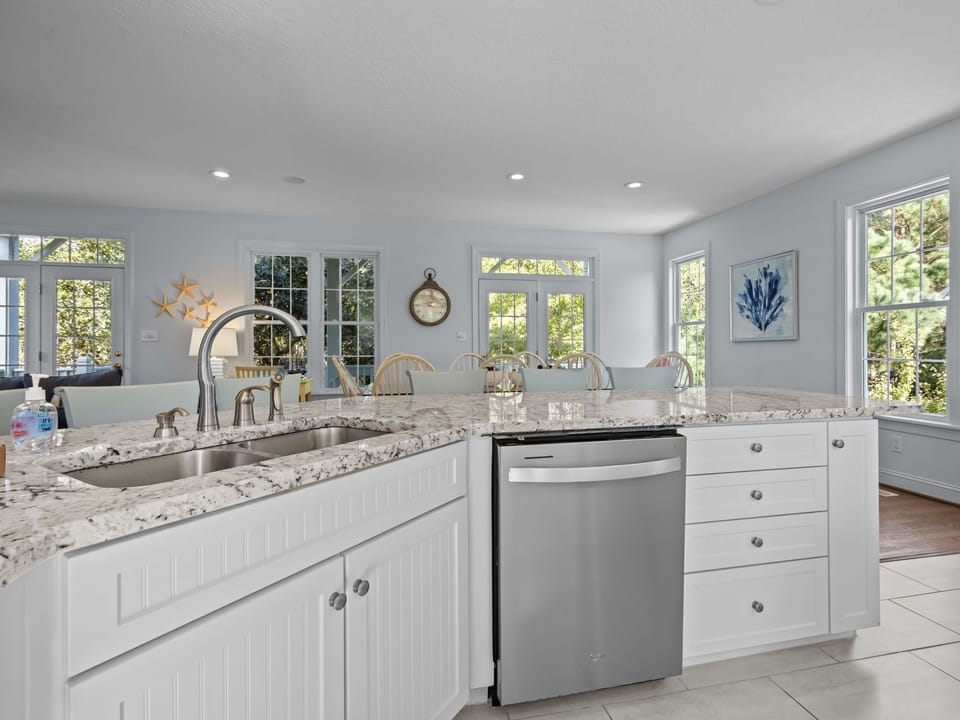 Dishwasher and Dual Sinks