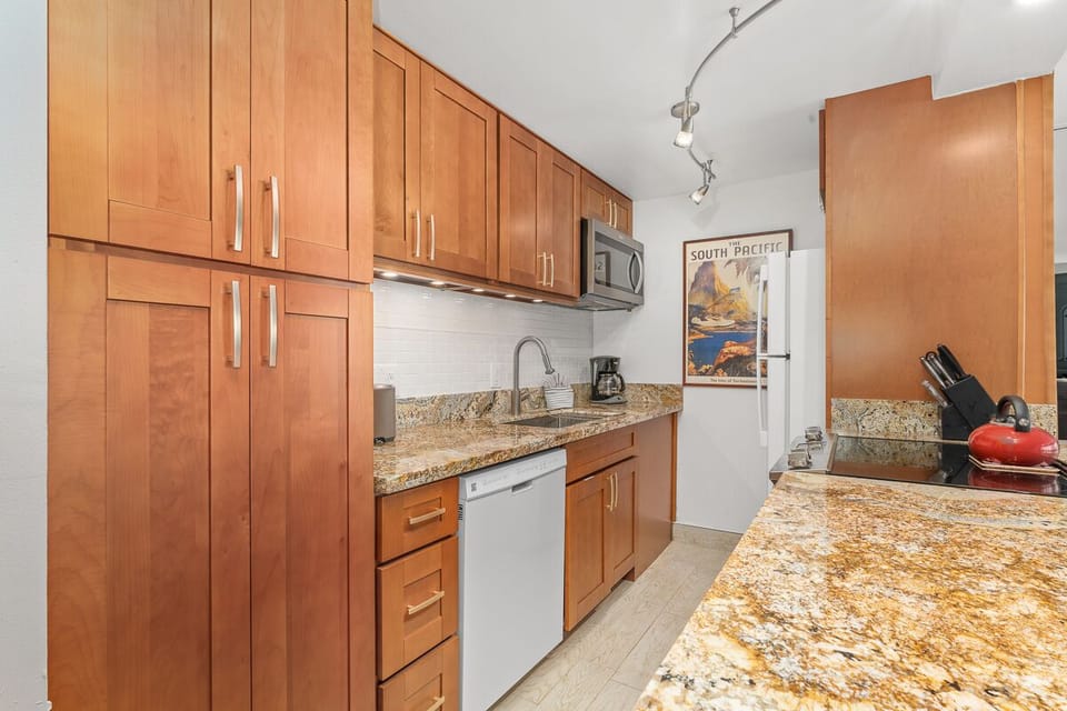 fully stocked kitchen