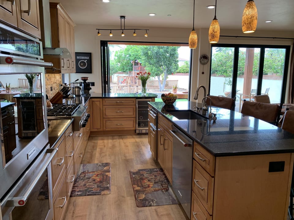 Ample space for a chef and sous-chef!