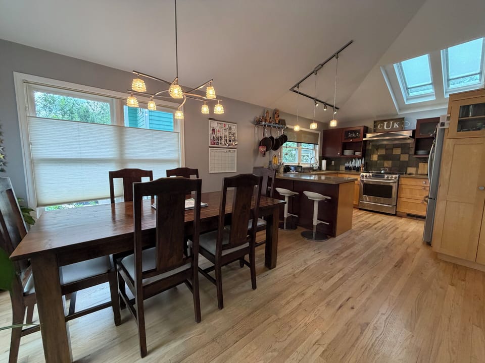Open floor plan allows for everyone to gather comfortably.