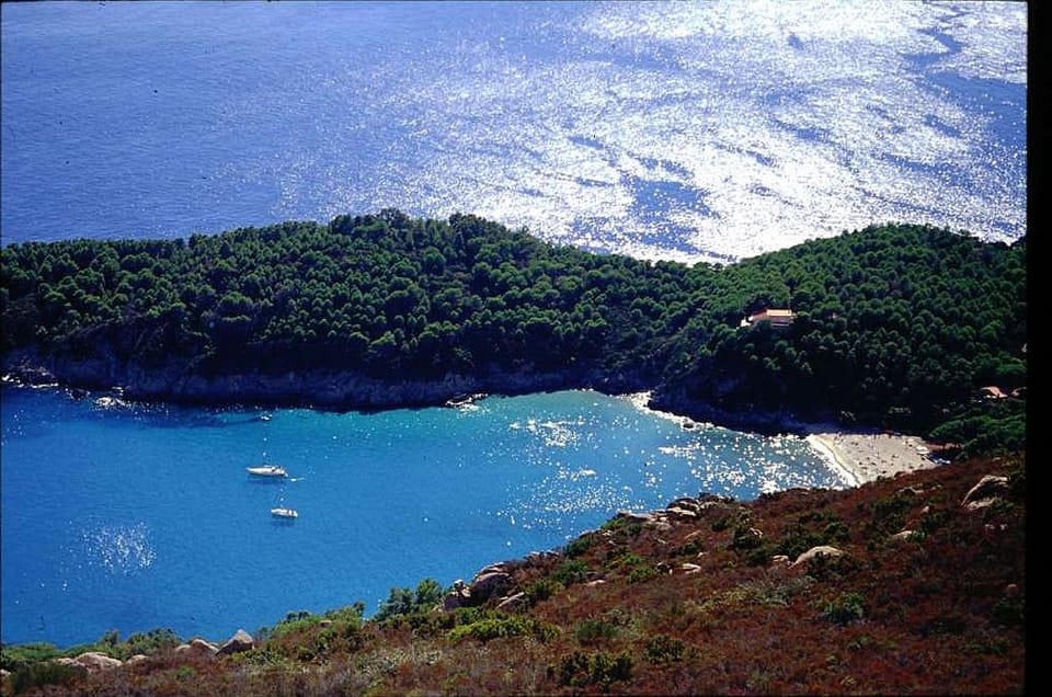 View of Cape Fetovaia and of the villa