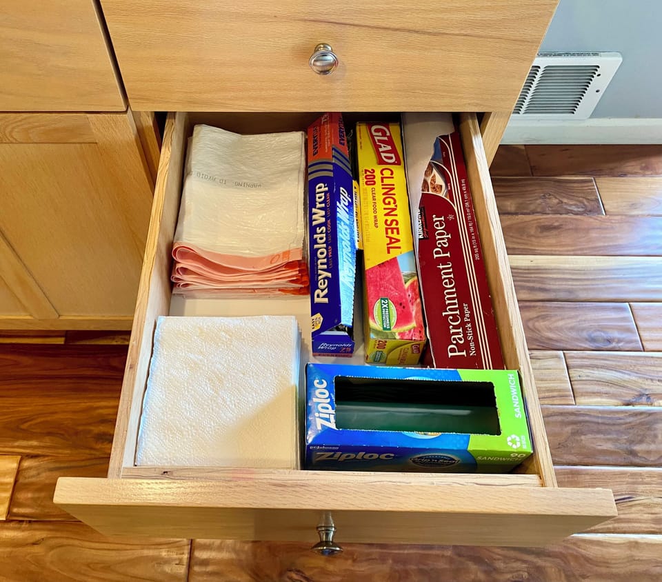 Basic kitchen supplies provided!