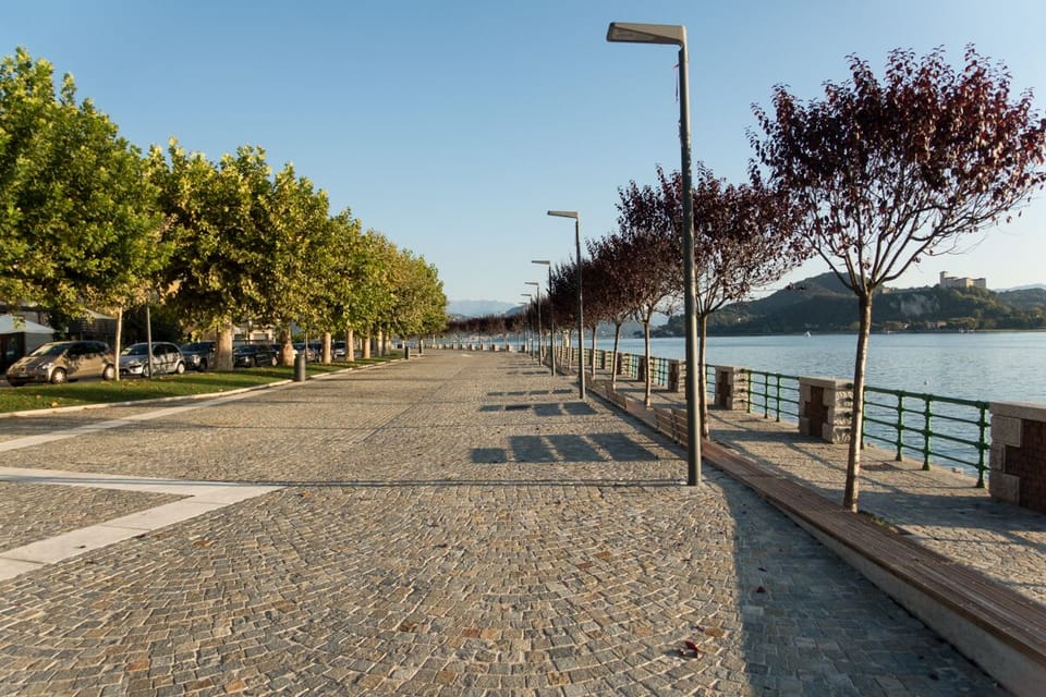 promenade next to the building