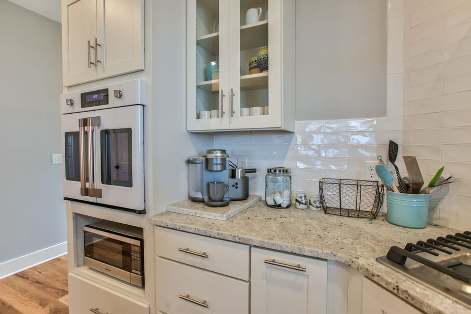 GE Cafe French Door Oven and Microwave
