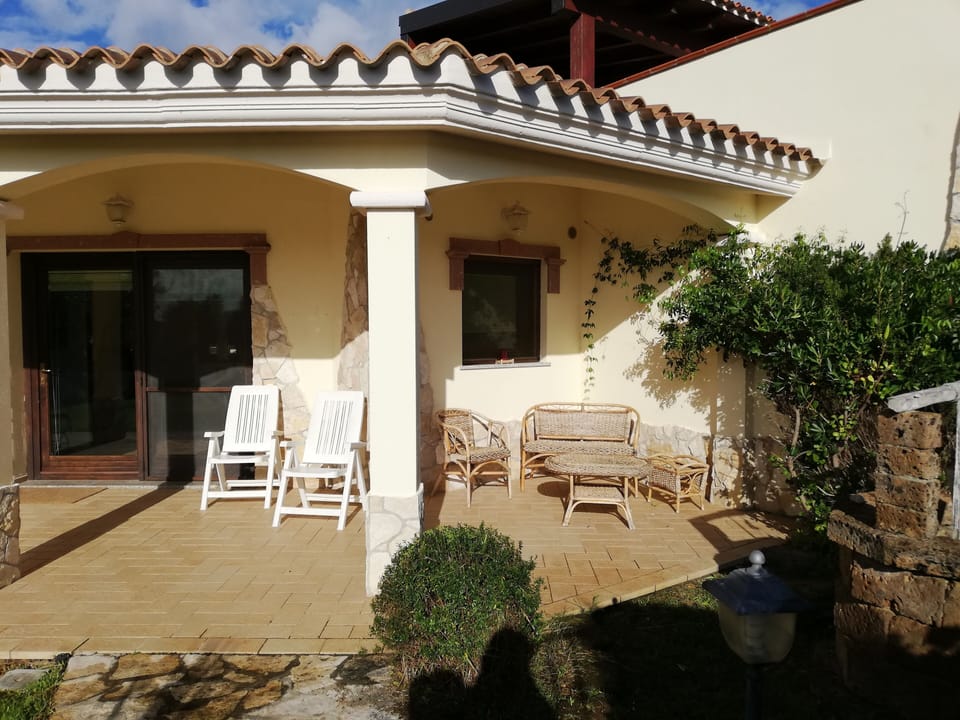 Front of the villa