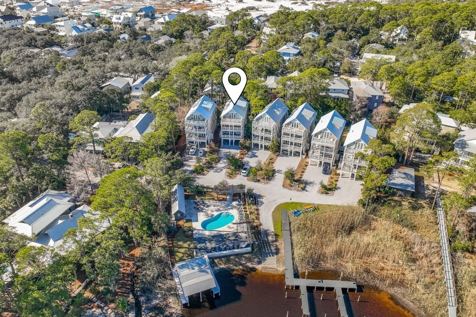 Hallelujah - Grayton Beach - Aerial Shot