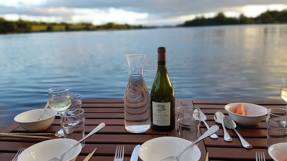 Picnic on the pontoon
