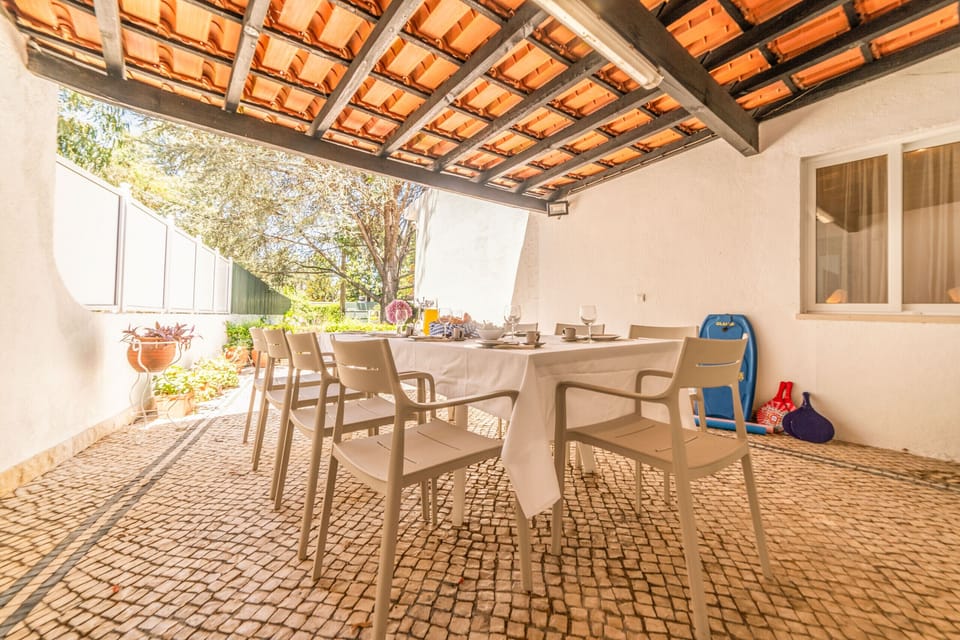 Rectangular swimming pool with white concrete deck — Villa Maia, luxury holiday villa in Marisol