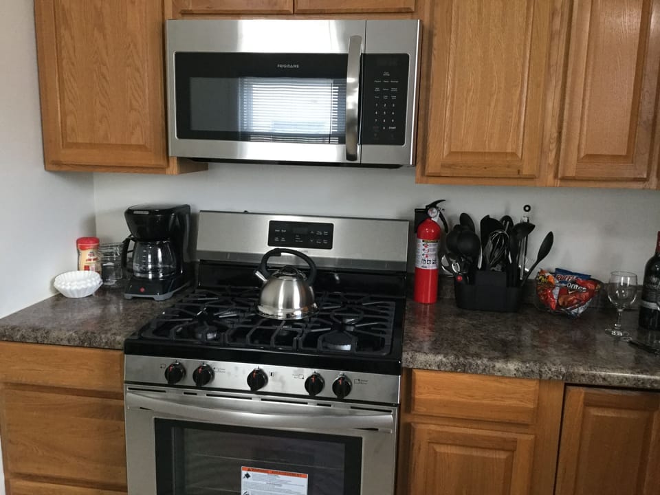 Enjoy home-cooking with the New Stainless Steel appliances! 