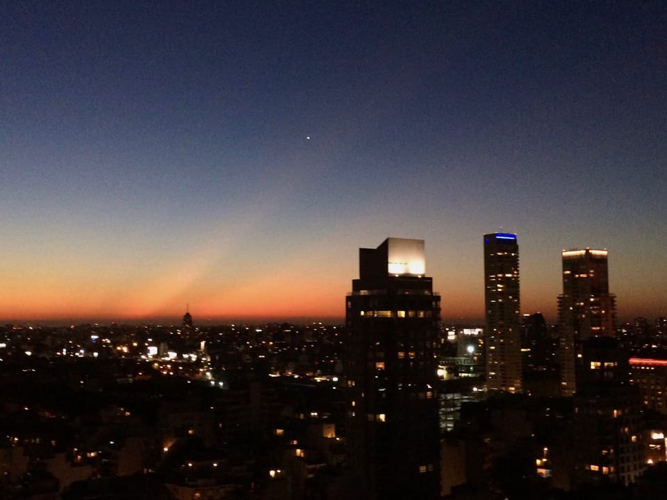 Worth lingering on your balcony to catch the sunset, and that perfect view of Venus