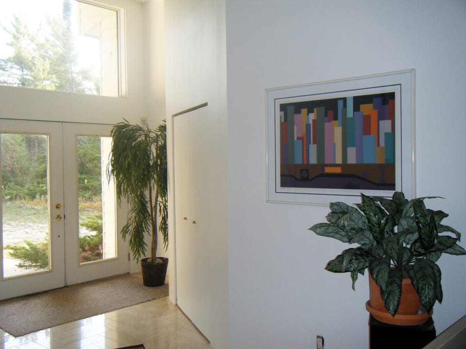 Two story foyer.