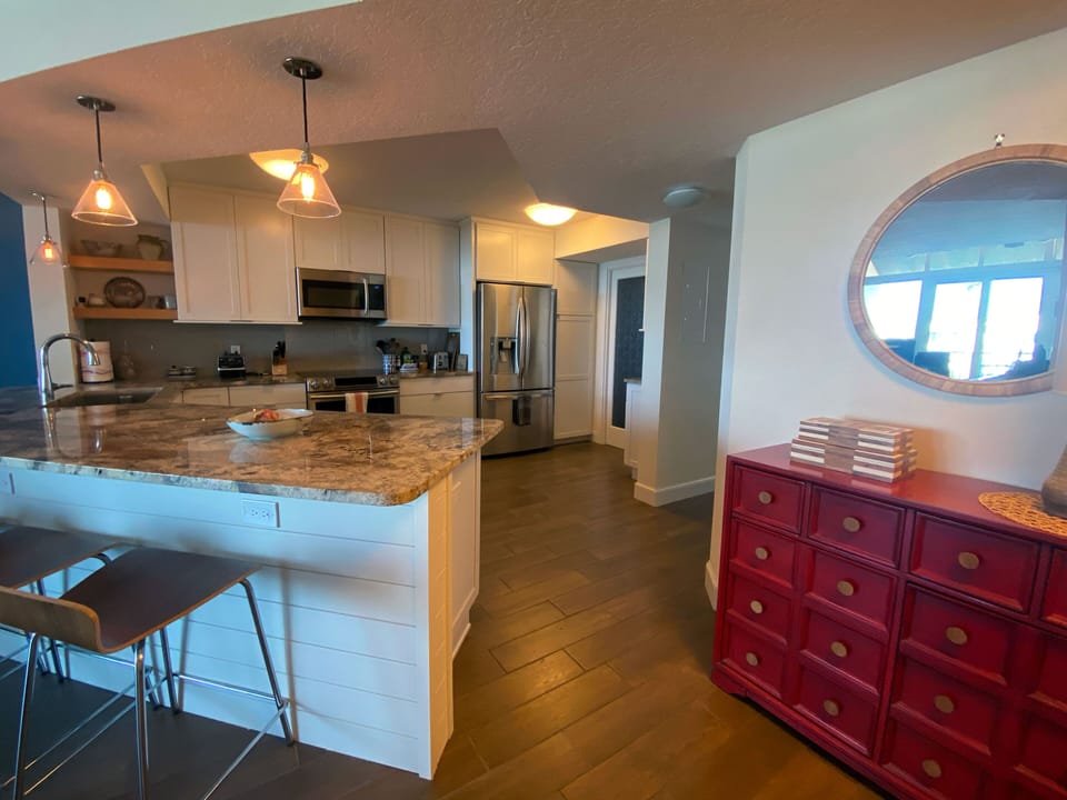 Kitchen and foyer