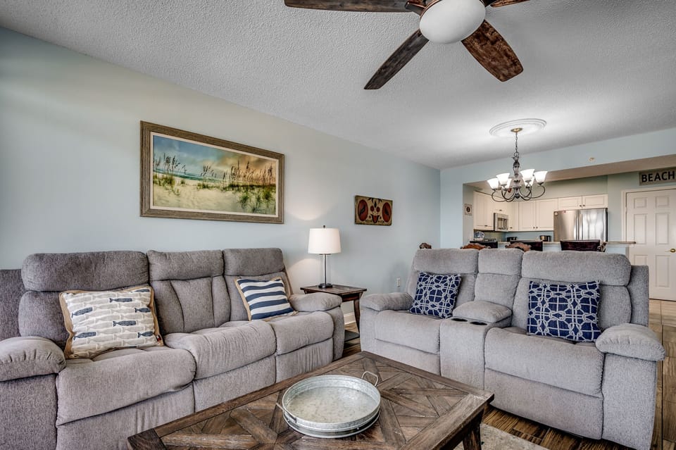 Comfortable living room seating