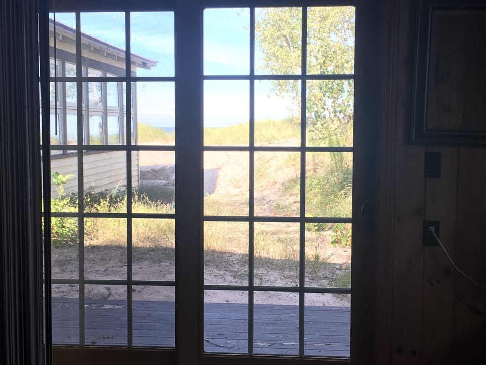 View From Master Bedroom Sliding Glass Door - Deck Facing Lake Ontario
