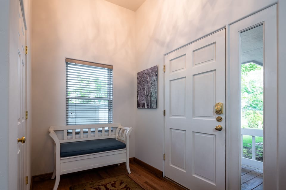 Front door. The Office entrance is to the left, just out of the frame.