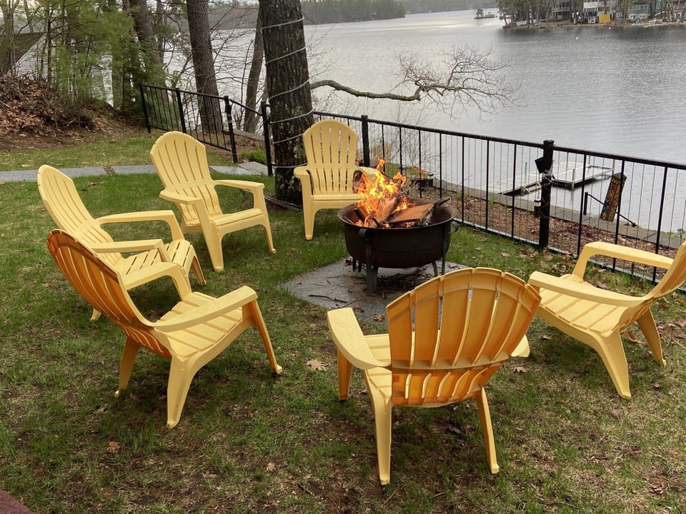Enjoy an evening fire
