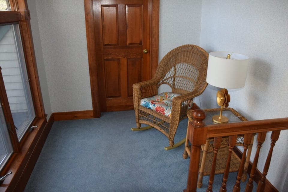 Quiet place upstairs while others are sleeping