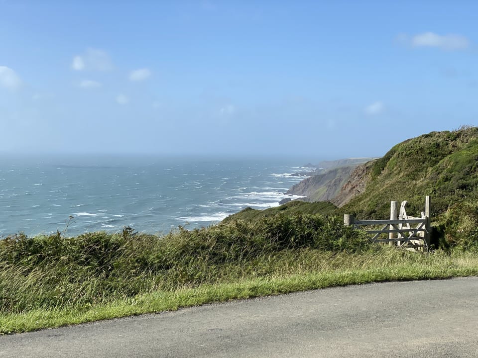 View from a Hartland Peninsular road