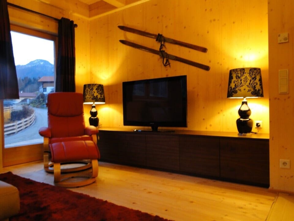 sumptious lounge with wood burner