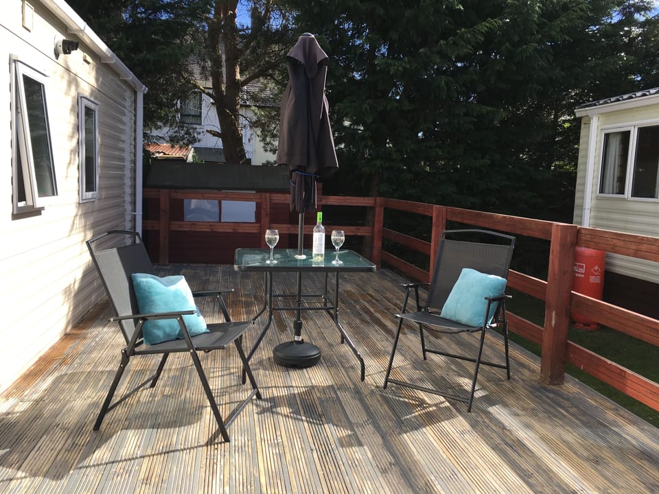 Decking for outside relaxing 