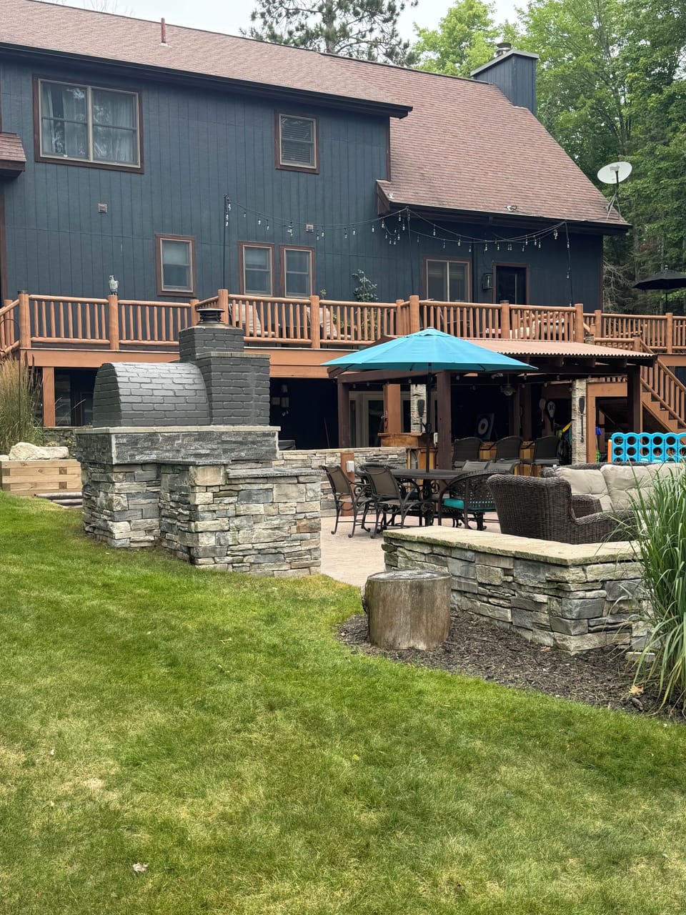 view of house from back 