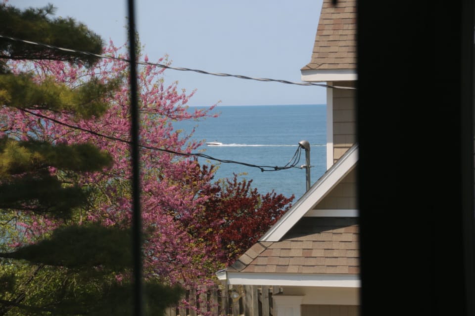 View from bed in Southwest Bedroom