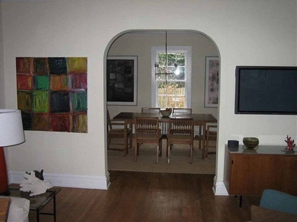 24. Living room to dining room