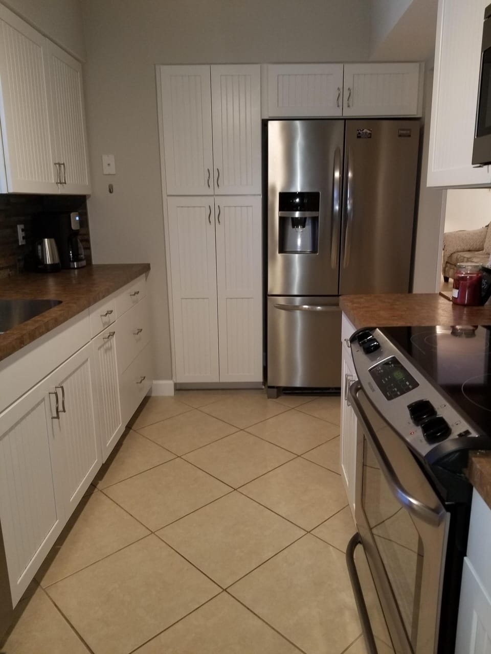 Kitchen fully equipped for cooking 