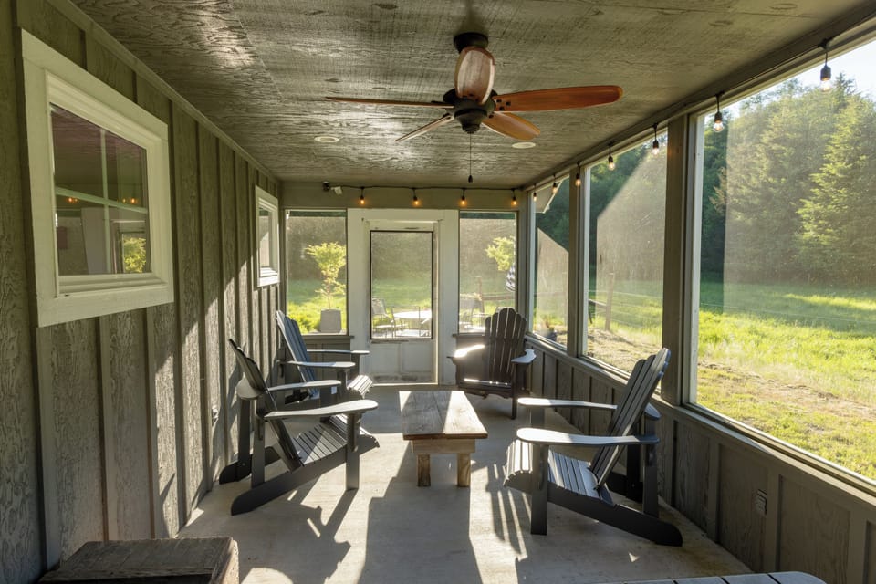 Screened porch