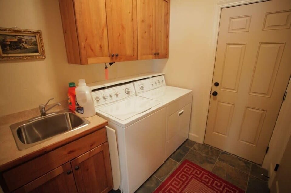 Laundry room with garage access