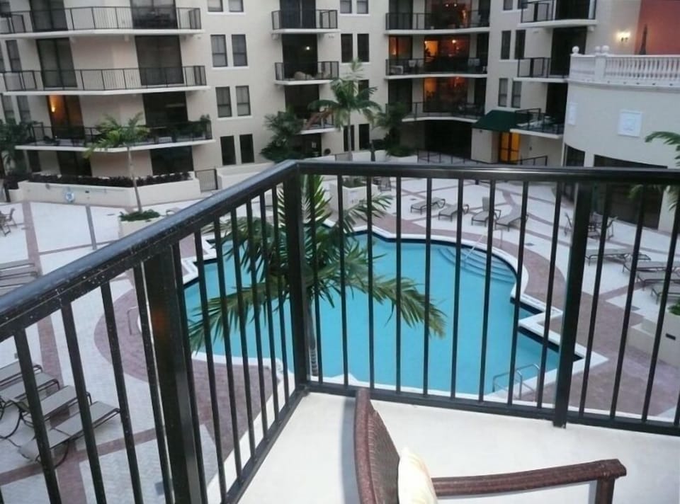 Pool Deck View from Our Balcony