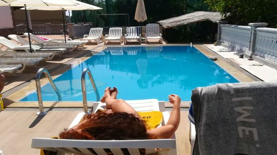 Shared pool at the complex near our studio amalfi coast