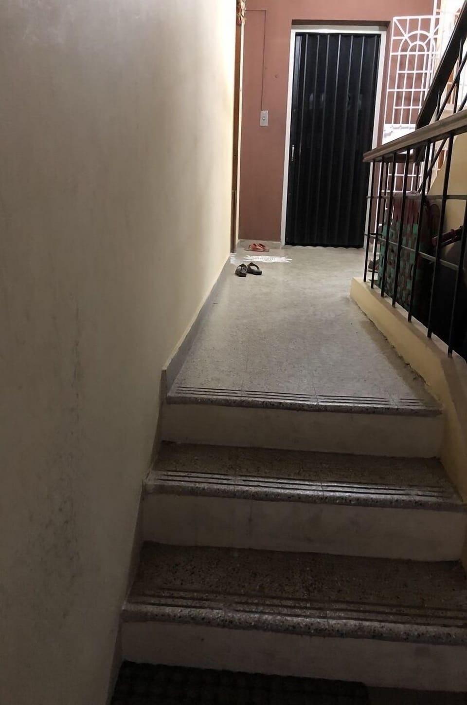 entrance to door on right