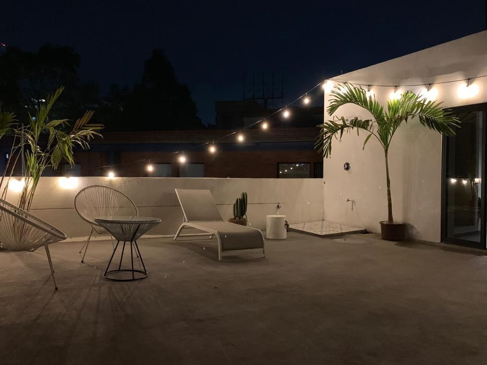 Rooftop night